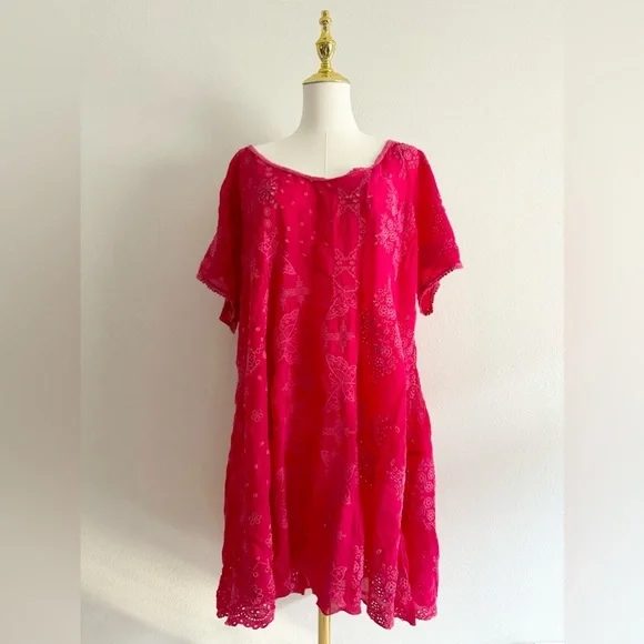 johnny was red dress Johnny Was Women's Kanako Dress in Pink, Size XS